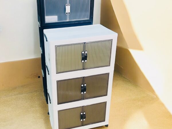 دولاب فانتازيا بلاستيك قابل للطي 3 درج