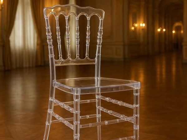 كرسي كريستال اكريلك شفاف