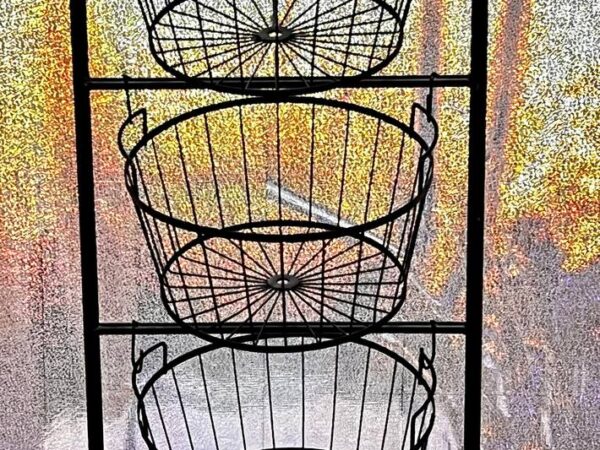 منظم المطبخ المعدني 3 أدوار