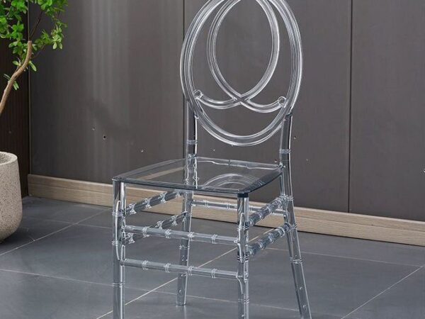 كرسي ايكريلك افراح شفاف